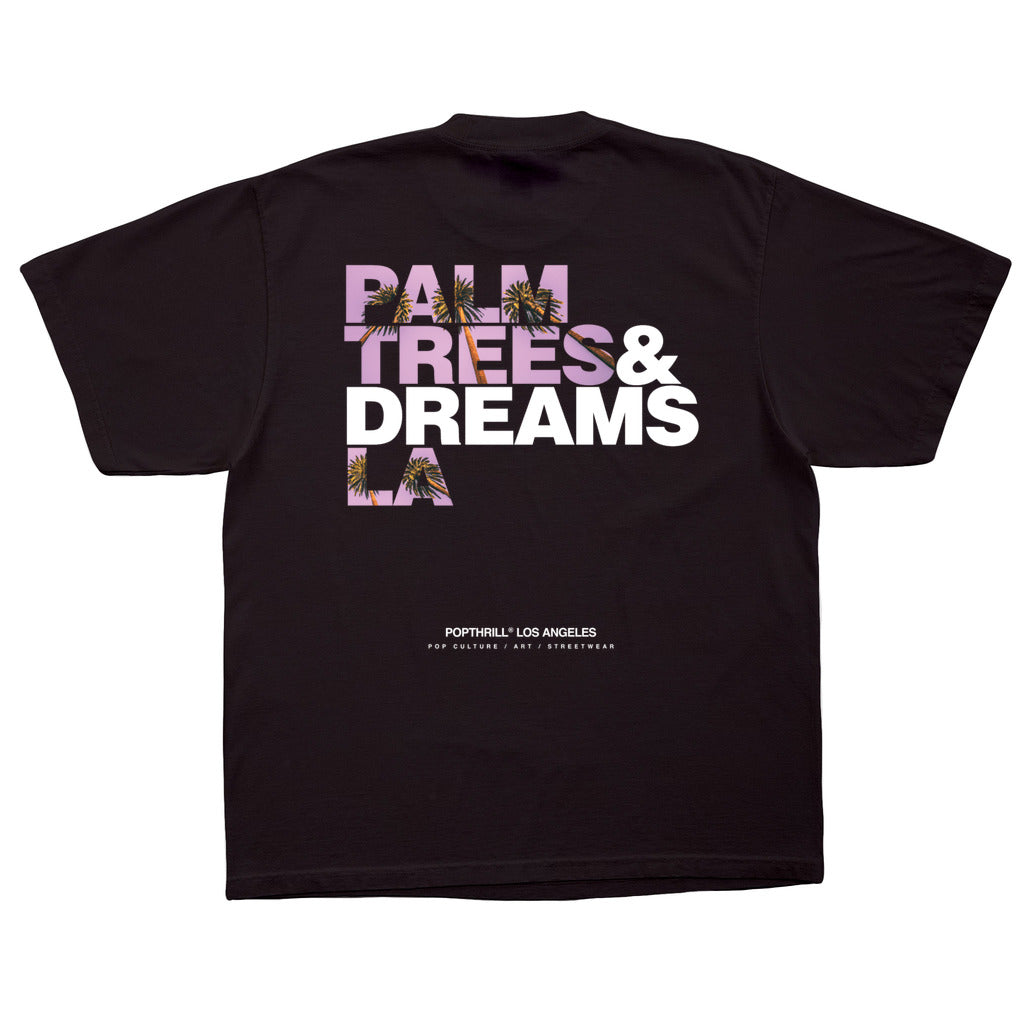 Palm trees and dreams t-shirt. Los Angeles, CA.